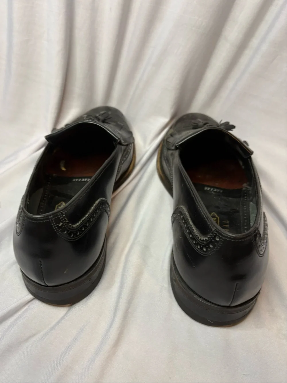 Black Tassel Kiltie Brogue Loafers - Men